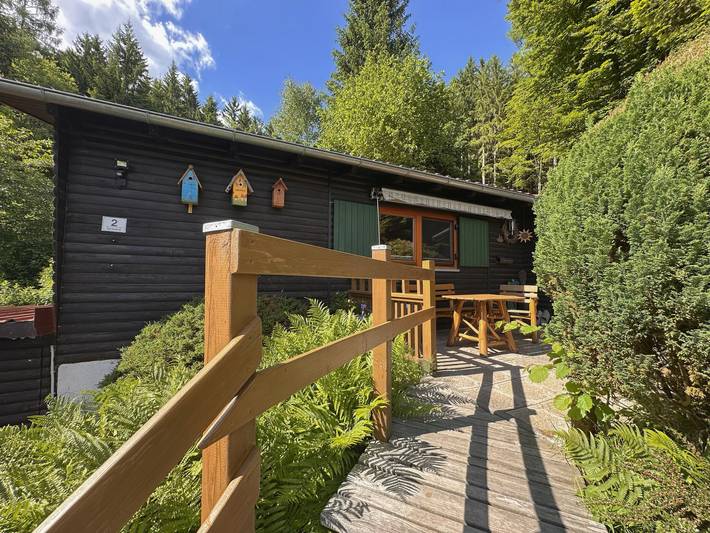 Ferienhaus für 3 Personen, mit Garten und Terrasse, mit Haustier in Naturpark Oberpfälzer Wald