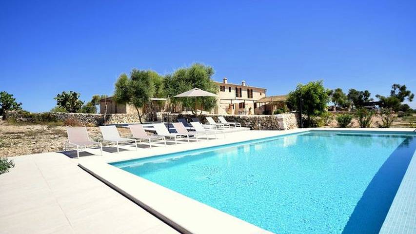 Finca für 12 Personen, mit Terrasse und Ausblick sowie Garten und Pool - 1