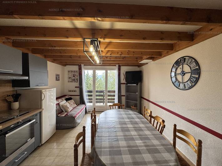 Chalet pour 6 personnes, avec Balcon et Vue sur le lac à Les Angles