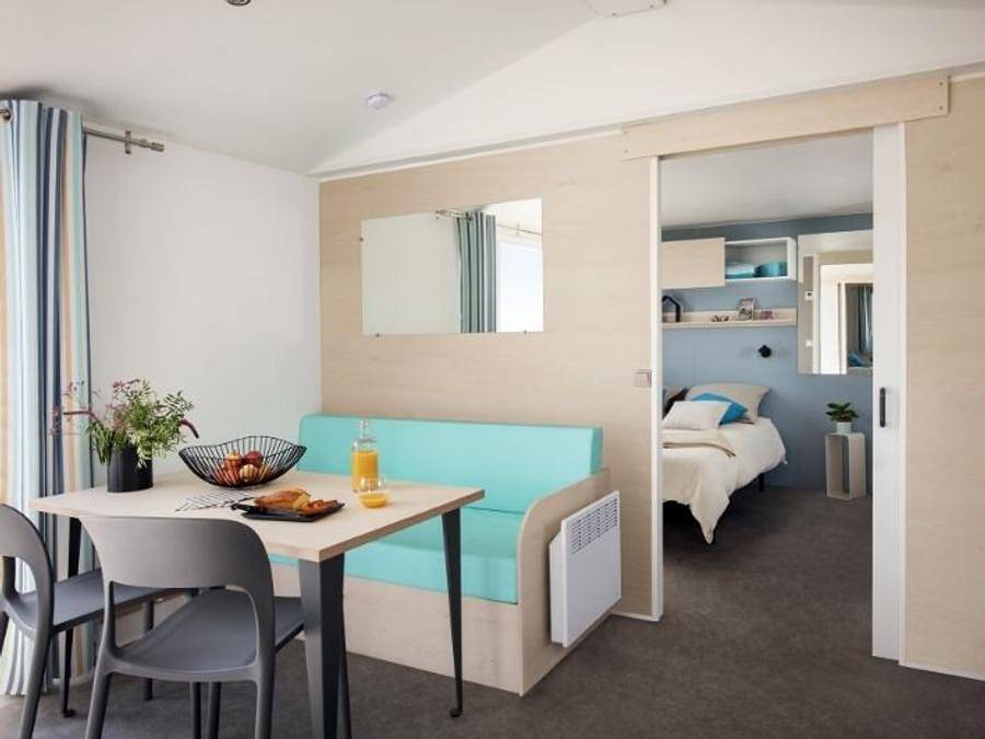 Camping Ker Yaoulet - Mobilhome 4 personnes - Cocoon 4 personnes 2 chambres Pmr 30m² in Ambon, Côte des Mégalithes