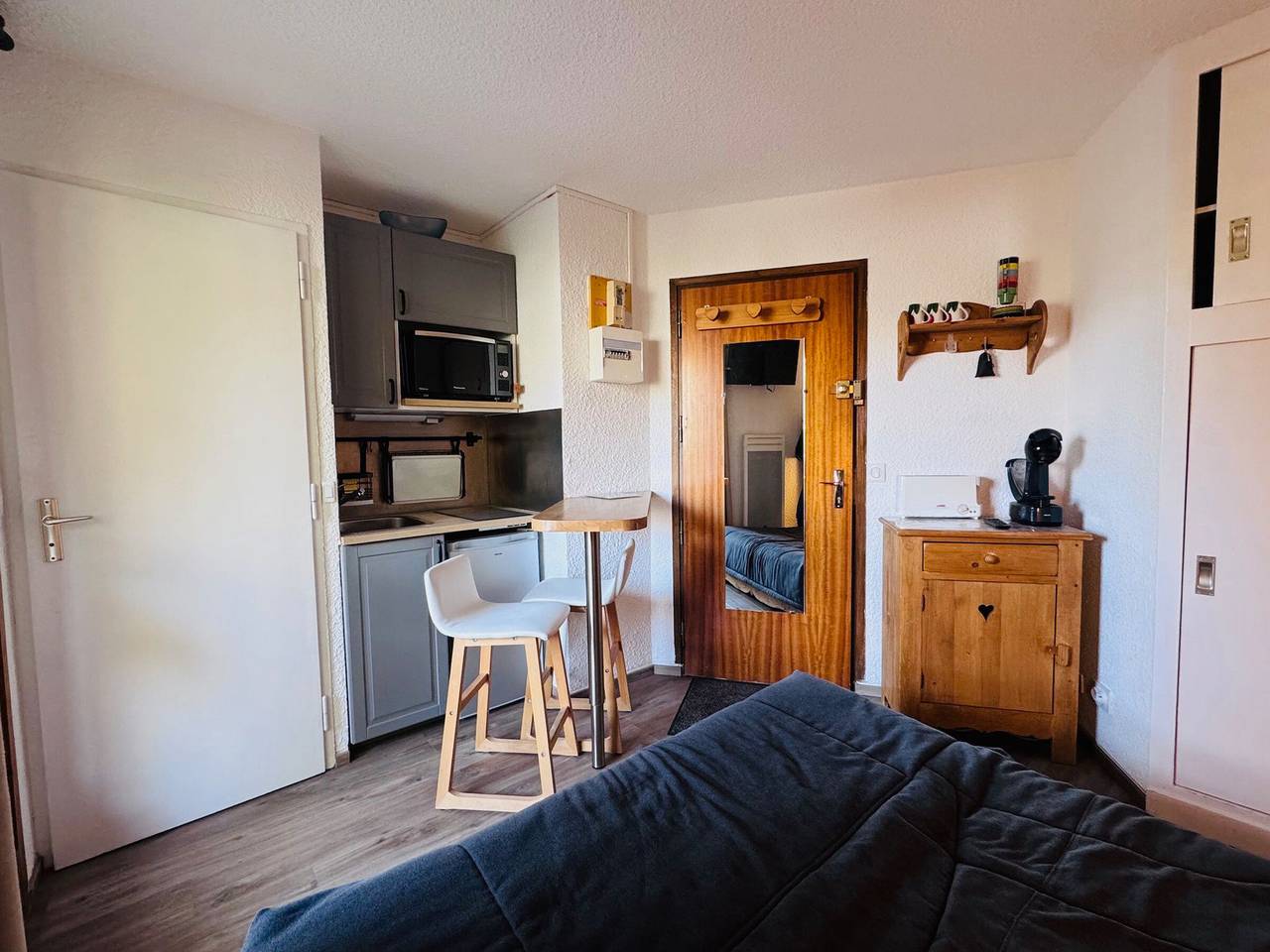 Studio entier, Studette cosy pour 2 aux Deux Alpes avec balcon in Mont-de-Lans, Les Deux Alpes