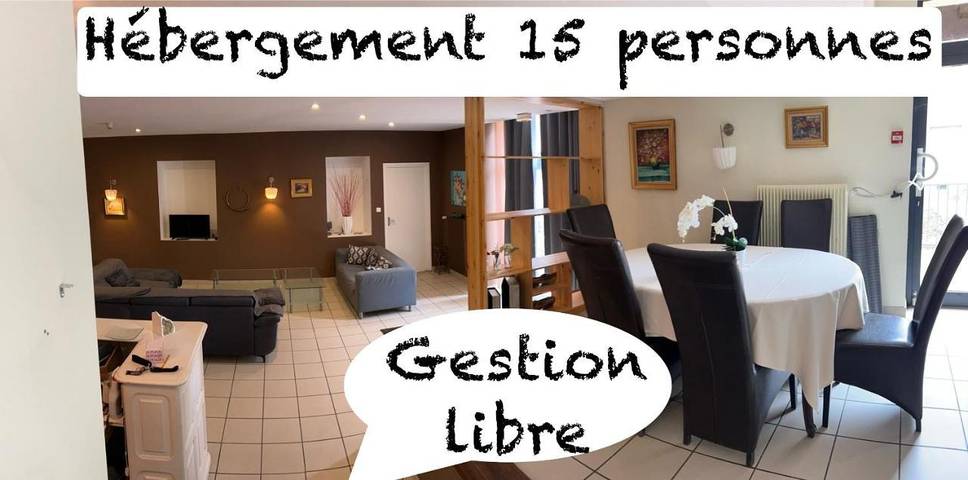 Casa de vacaciones para 15 personas, con terraza - 1