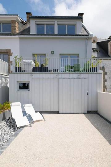 Cottage pour 6 personnes, avec terrasse et vue, animaux acceptés dans Plage De Saint Cado Belz