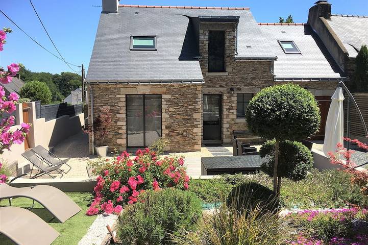 Location de vacances pour 6 personnes, avec terrasse dans le Golfe du Morbihan