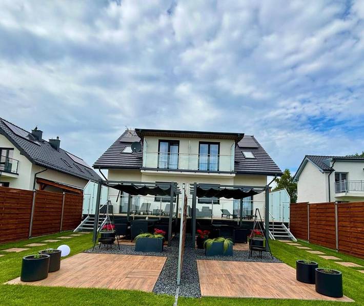 Ferienhaus für 8 Personen, mit Ausblick und Garten in Swinemünde