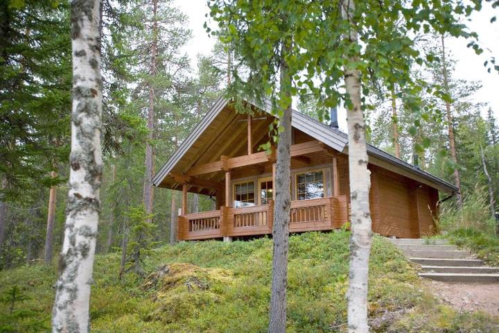 Dom dla 6 osób, z Jacuzzi i Taras oraz Ogród i Sauna w Rovaniemi
