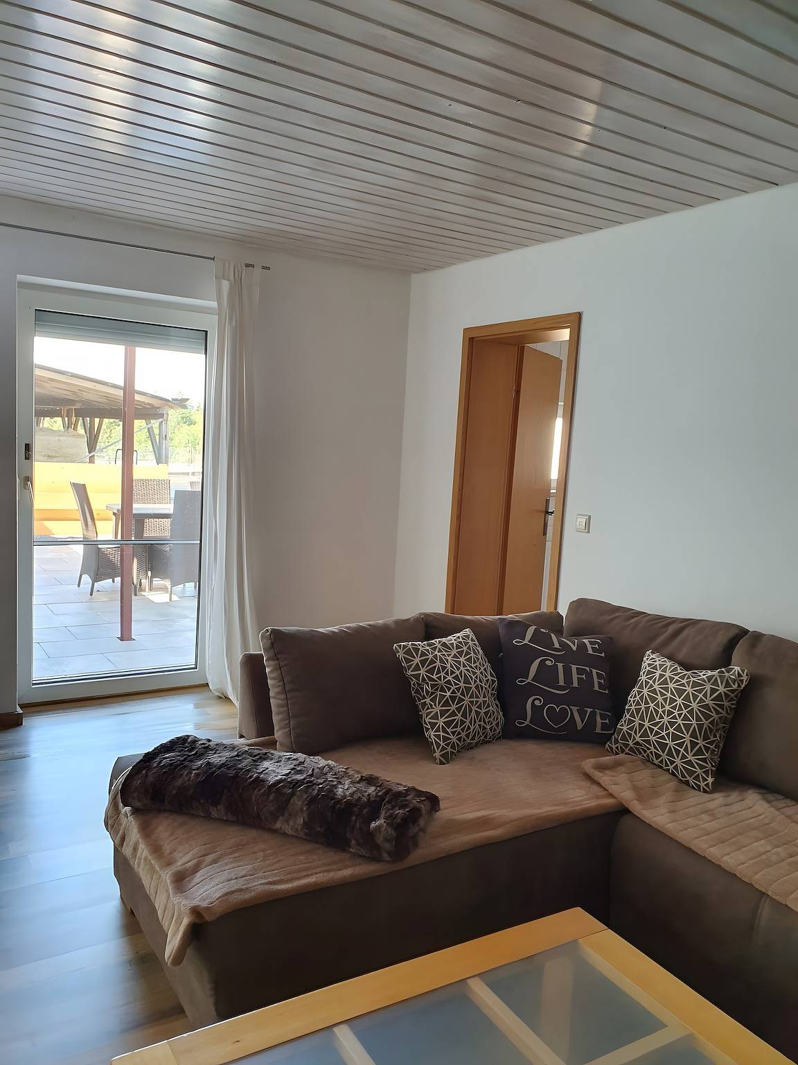 Ferienhaus 'Island Pferdehof Arrisholt Solskin' mit privater Terrasse, Gemeinschaftsgarten und Wlan in Kißlegg, Region Bodensee-Oberschwaben