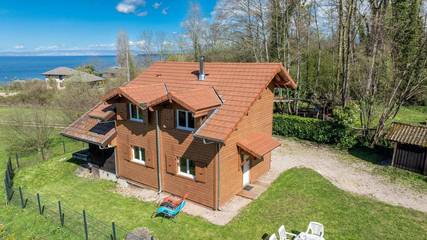 Maison de campagne pour 8 personnes, avec vue ainsi que vue sur le lac et jardin à Anthy-sur-Léman