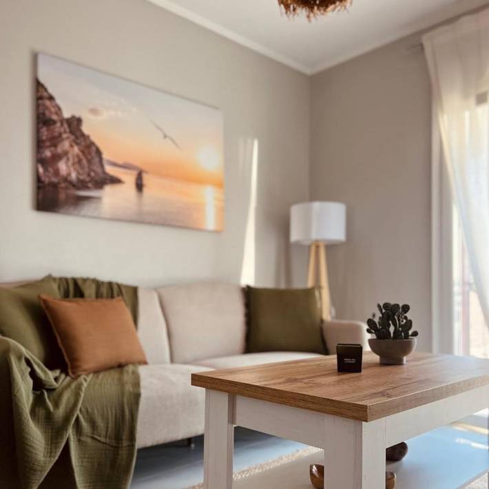 Ferienwohnung für 5 Personen, mit Garten und Ausblick