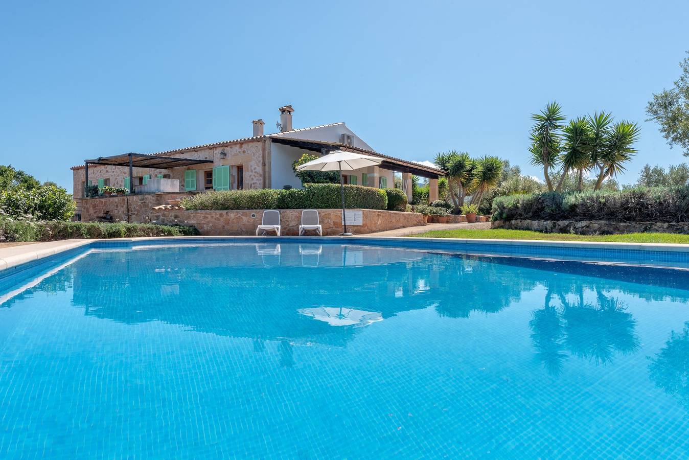Idyllische Finca mit Pool, Garten, Terrasse, Wlan und Klimaanlage in Manacor, Mallorca Osten