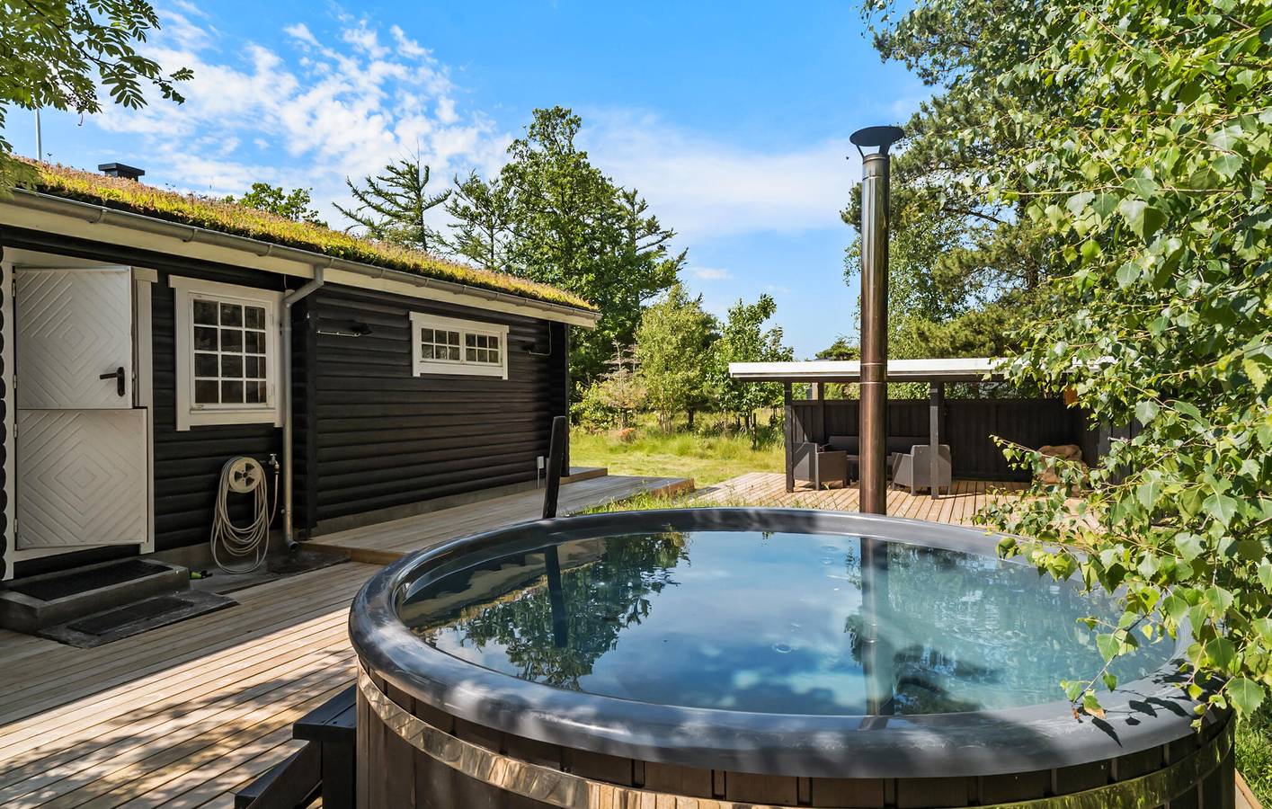Ferienhaus für 6 Personen mit Terrasse in Lundø, Limfjord in Westjütland