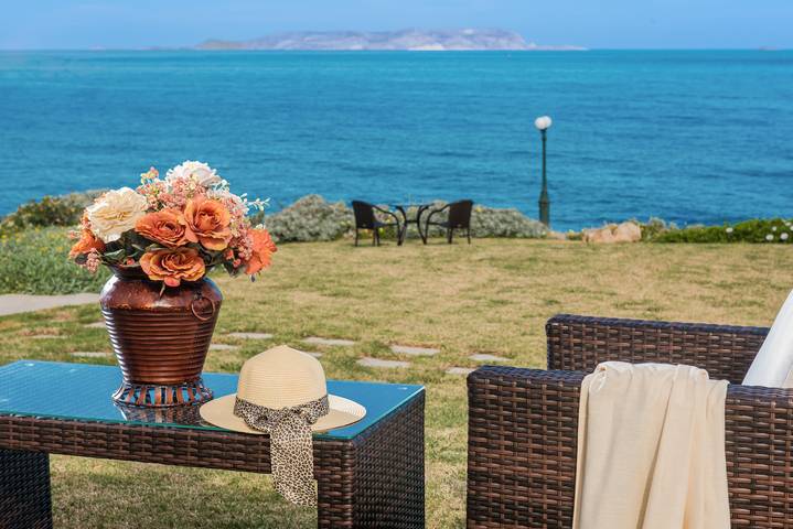 Location de vacances pour 10 personnes, avec vue sur l’océan et jardin, adapté aux familles dans Gouves - 4