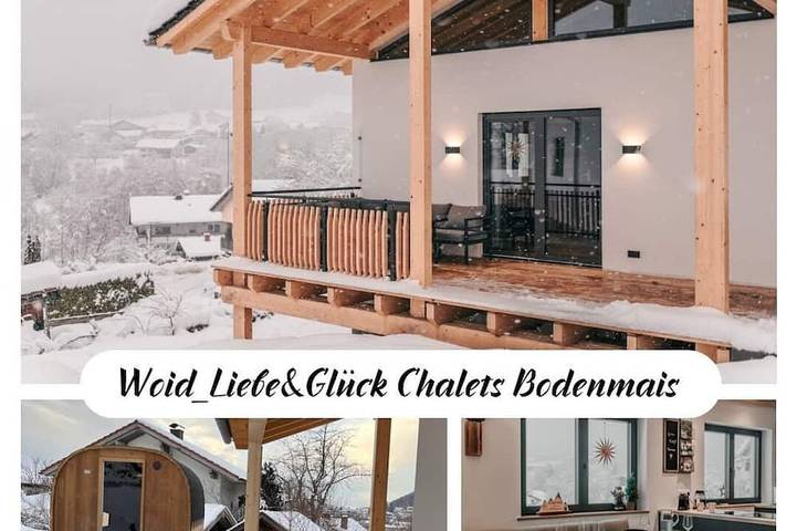 Chalet für 5 Personen, mit Sauna und Whirlpool sowie Balkon und Garten in Bodenmais