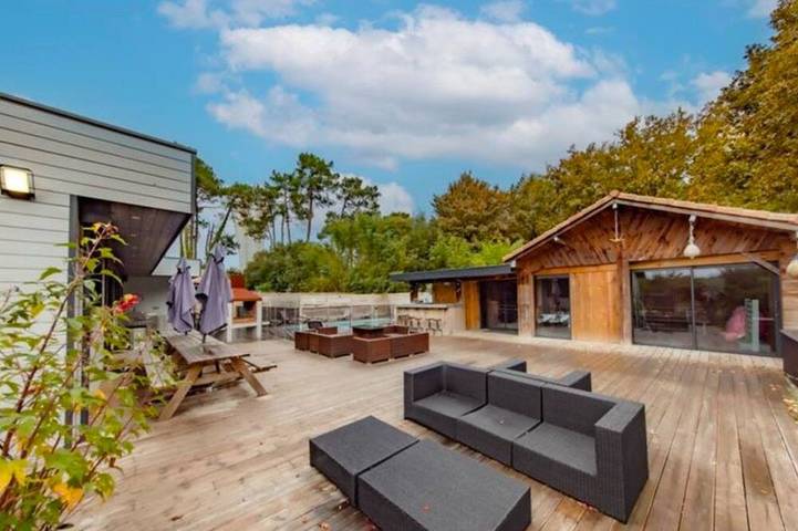 Maison de vacances pour 18 personnes, avec terrasse