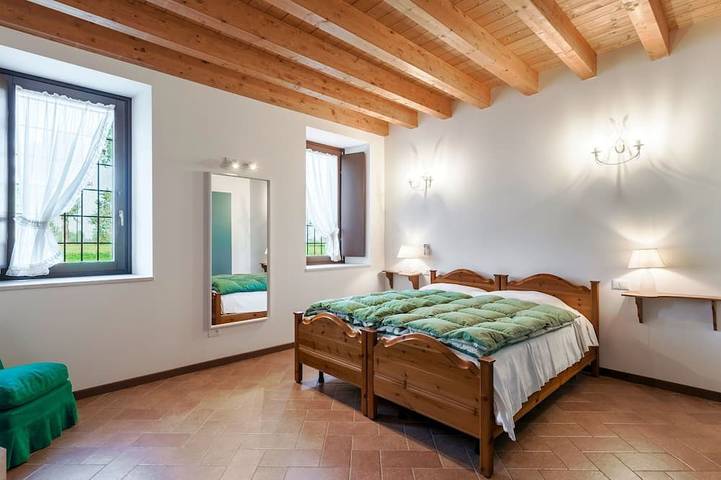 Appartamento intero, Zweizimmerwohnung mit zwei Einzelbetten und Schlafsofa in Pralboino, Provincia di Brescia