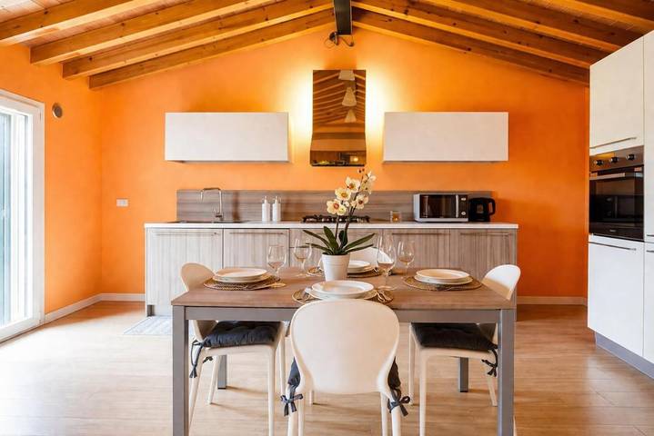 Appartamento vacanze per 6 persone, con Balcone e Giardino nonché Panorama a Abano Terme