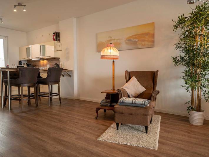Ferienwohnung für 4 Personen, mit Balkon und Terrasse sowie Ausblick in Wilhelmshaven