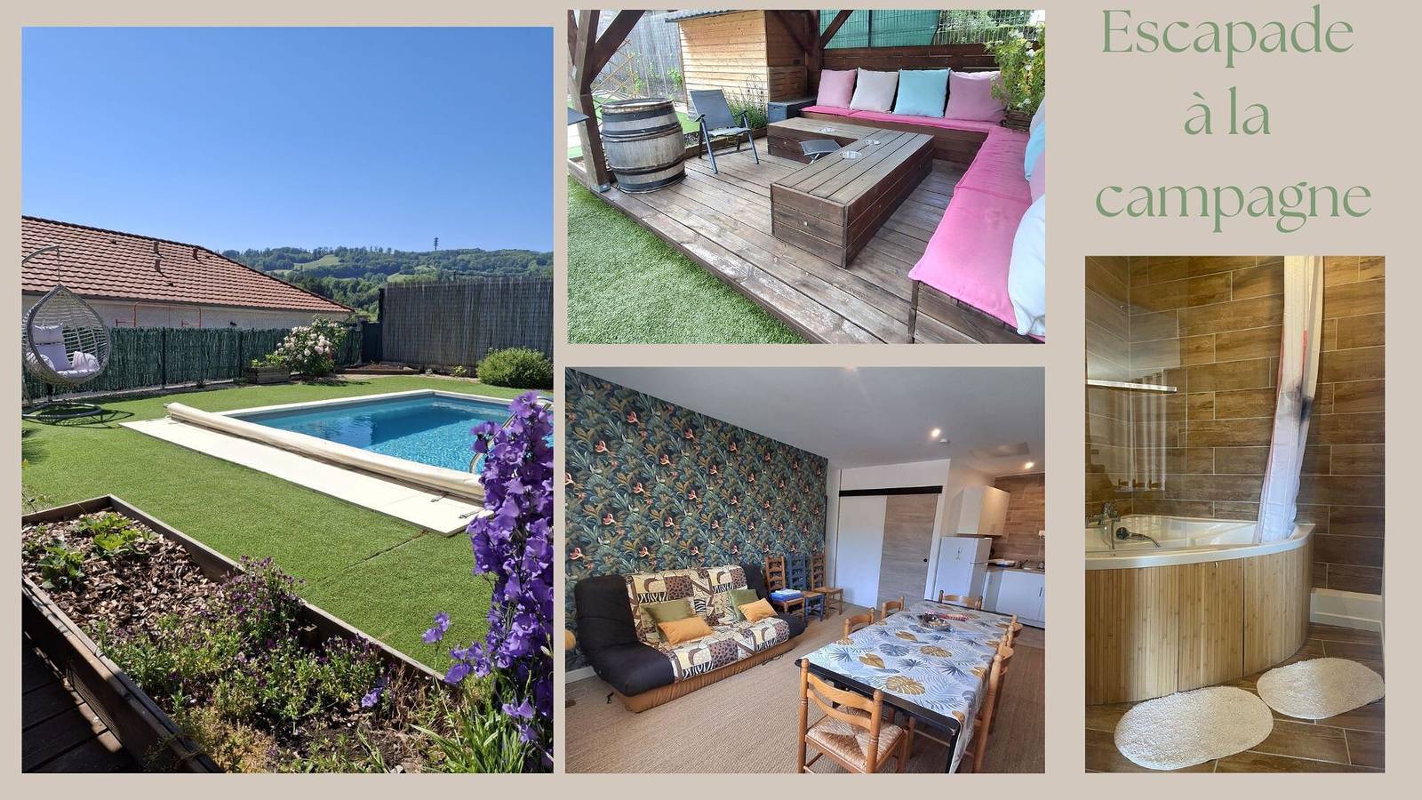Apartamento 'L'Escapade à La Campagne' con piscina en zona tranquila in Charavines, Región de La Tour-du-Pin