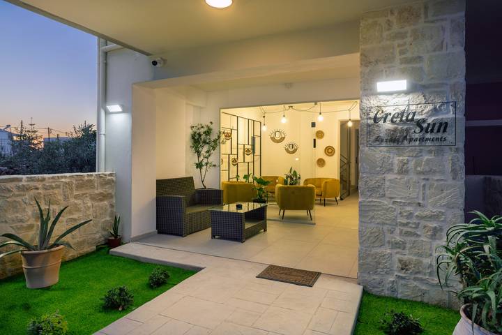 Ferienwohnung für 3 Personen, mit Balkon und Garten in Rethymno und Umgebung - 2