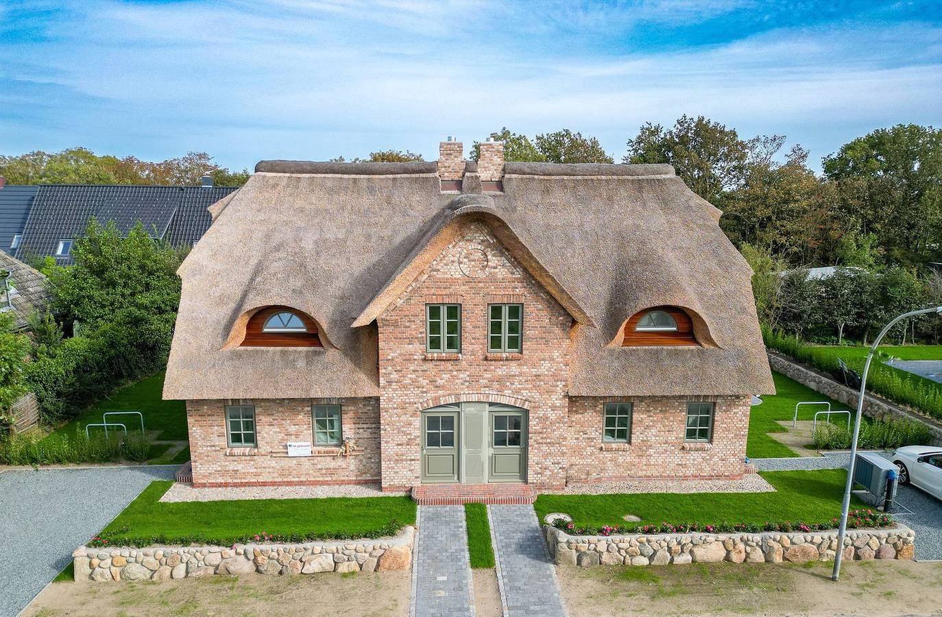 Moderne Ferienhaushälfte Sommergeest mit Sauna, Terrasse und Garten in Borgsum in Borgsum, Föhr