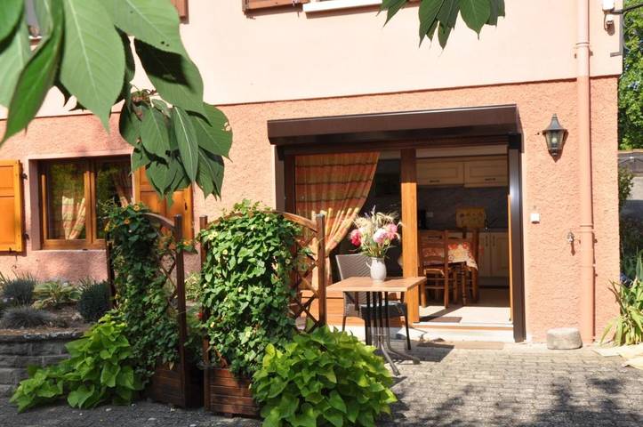 Appartement de vacances pour 2 personnes, avec Terrasse ainsi que Jardin et Vue