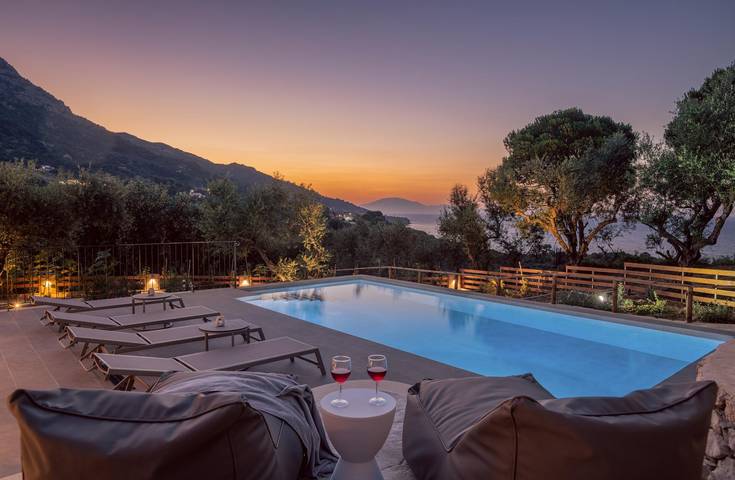 Ferienhaus für 6 Personen, mit Terrasse und Meerblick auf Zakynthos