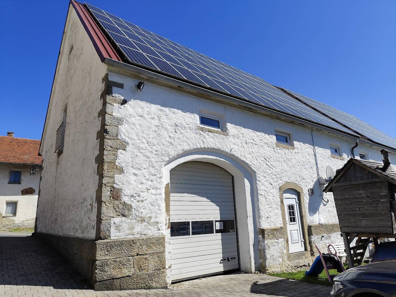 Ferienwohnungen zur Burgruine - Ferienwohnung mit französischem Balkon in Runding, Ostbayern
