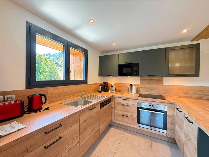 Appartement entier, Appartement lumineux, chalet rénové, centre Les Gets, 6 pers, proche pistes, parking in Les Gets, Les Portes du Soleil