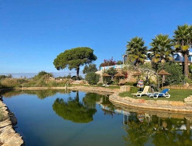 Zelt für 2 Personen, mit Terrasse und Pool sowie Sauna und Garten, mit Haustier in Lagoa - 3