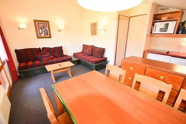 Appartement de vacances pour 6 personnes, avec vue dans Plagne Soleil
