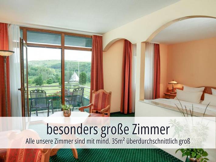 Hotel für 5 Personen, mit Balkon und Terrasse sowie Sauna und Ausblick in Bad Schlema - 3