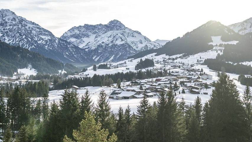 Ferienhaus für 4 Personen, mit Balkon im Kleinwalsertal