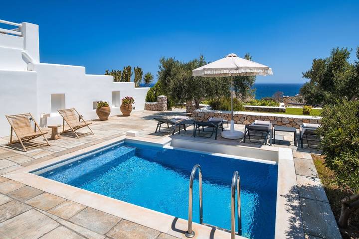 Villa para 5 pessoas, com jardim em Santorini