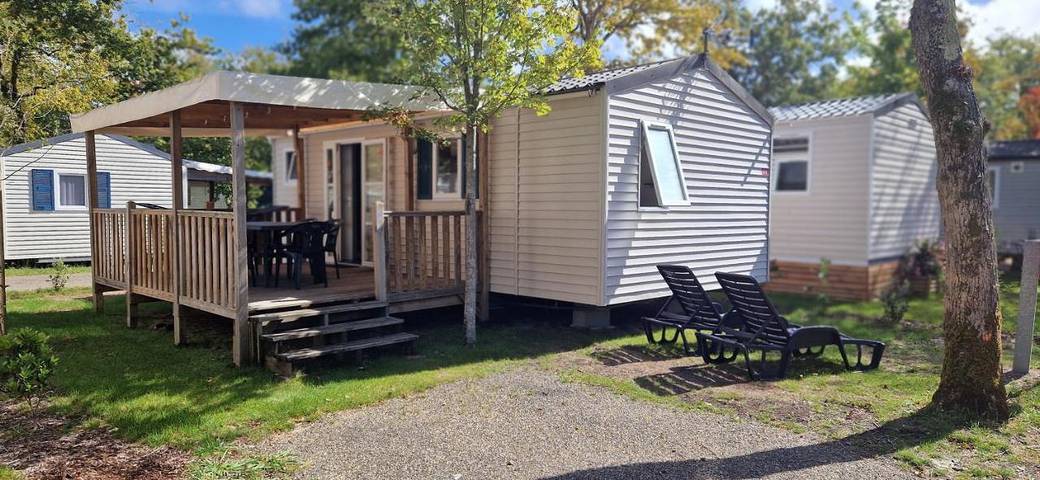 Camping para 4 personas, con jardín y piscina en Capbreton