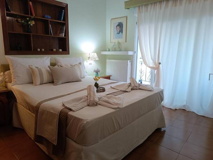 Vakantieappartement voor 4 personen, met uitzicht en balkon in Lesbos