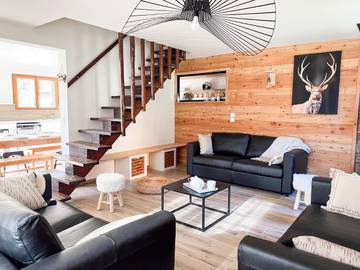 Gîte pour 10 personnes, avec jardin et vue, animaux acceptés à Pelvoux