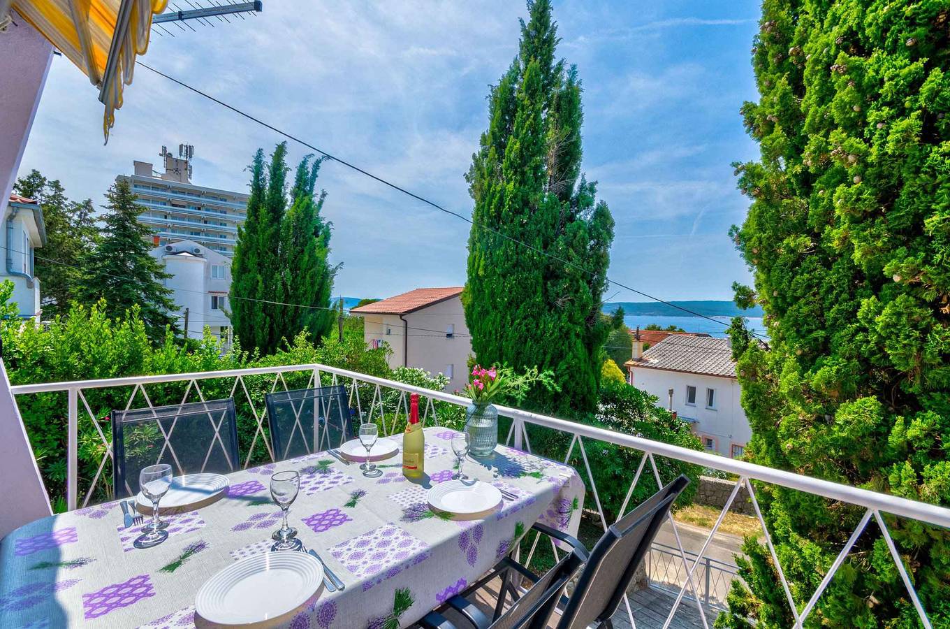 Ganze Ferienwohnung, Ferienwohnung mit Balkon und Meerblick  in Dramalj, Primorje-Gorski Kotar