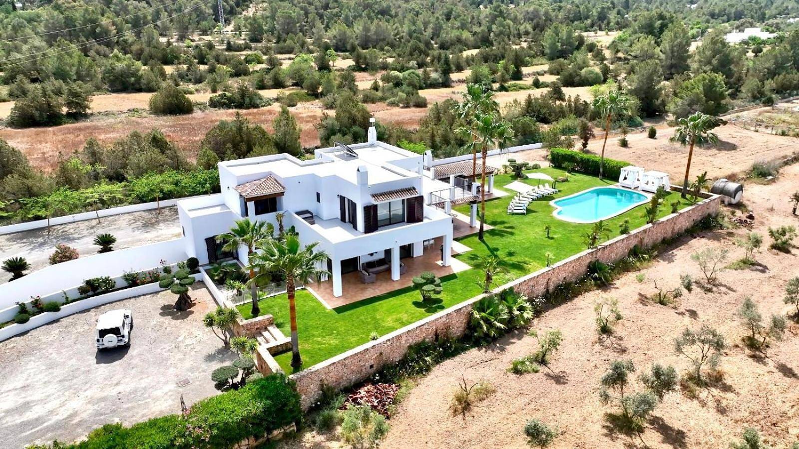 Villa 'Cas Hespero' with Sea View, Wi-Fi and Air Conditioning in Sant Antoni de Portmany, West Ibiza
