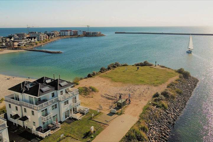 Strandhaus für 6 Personen, mit Balkon und Garten sowie Sauna in Olpenitz
