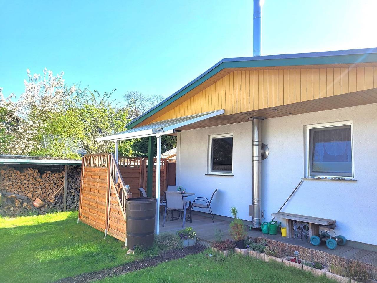 Ganze Ferienwohnung, Ferienhäuser Sundperle - nur 500 Meter bis zum Strand in Devin, Stralsund