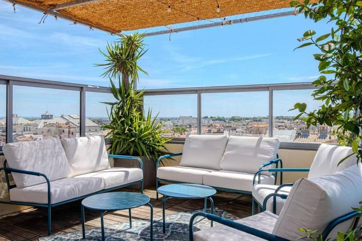 Appartement de vacances pour 9 personnes, avec terrasse et vue