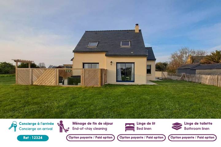 Location de vacances pour 6 personnes, avec terrasse et jardin dans Plage De Kervenni Plouguerneau - 2