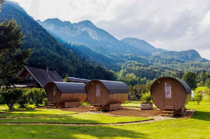 Camping per 2 persone, con Balcone e Terrazza nonché Giardino e Panorama a Bled