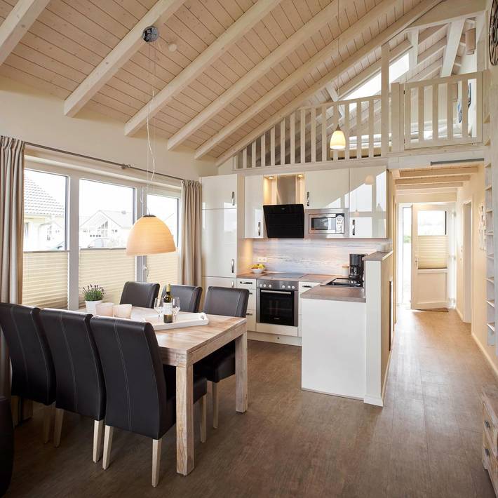 Ferienhaus für 4 Personen, mit Terrasse und Sauna sowie Ausblick in Schashagen