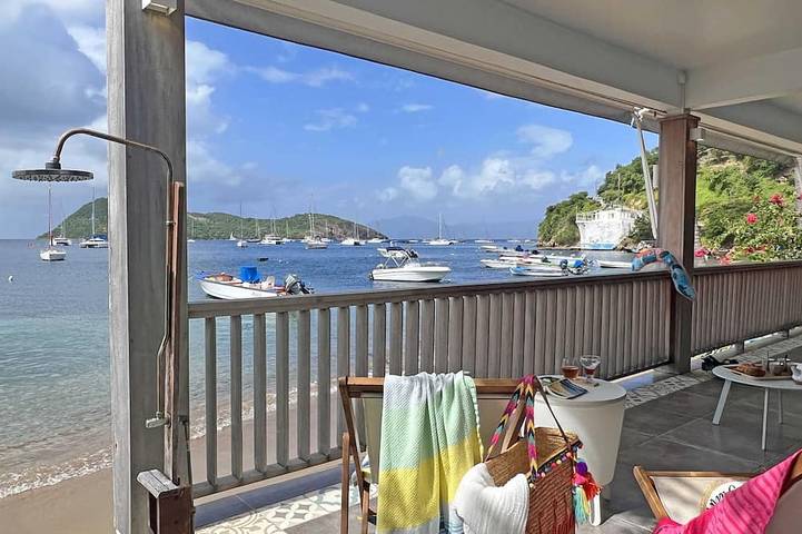 Location de vacances pour 6 personnes, avec jardin et terrasse dans Anse Rodrigue Terre De Haut