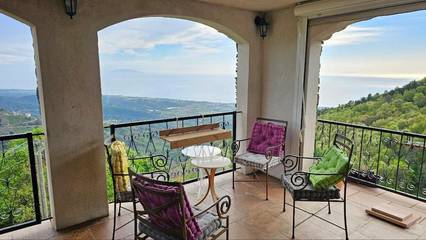 Gîte pour 7 personnes, avec jardin ainsi que vue et balcon à San-Giovanni-di-Moriani