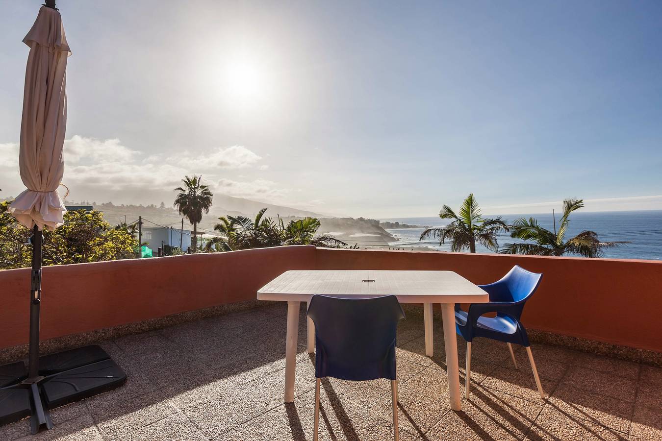 Estudio entero, Estudio vacacional 'Casa Victor - Apartamento 5' con vistas al mar, piscina y Wi-Fi in La Orotava, Tenerife Norte
