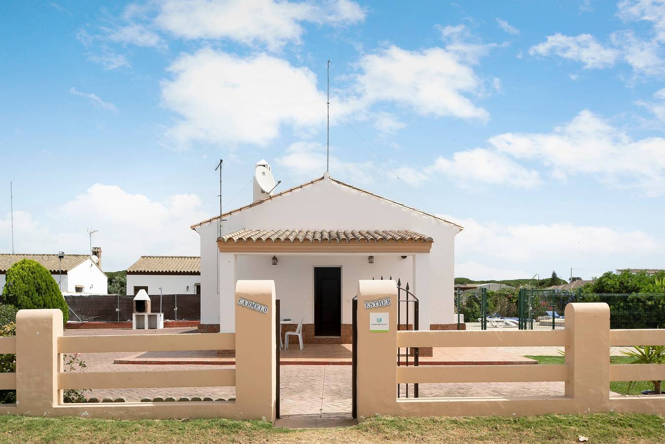 Villa Perez Zara Carmelo mit Pool, Garten und Wlan in Conil de la Frontera, Costa de la Luz