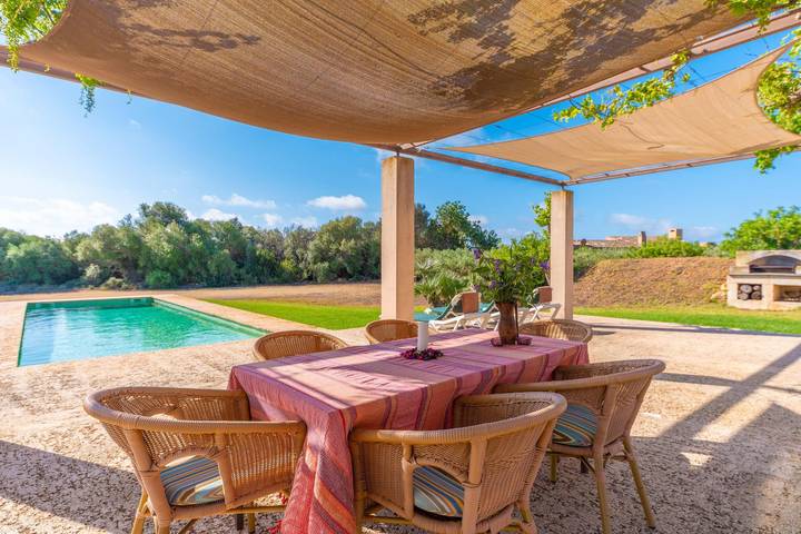 Can Jeroni Carrio - Rustikale Villa mit privatem Schwimmbad und kostenlosem Wifi in Son Servera, Mallorca Osten