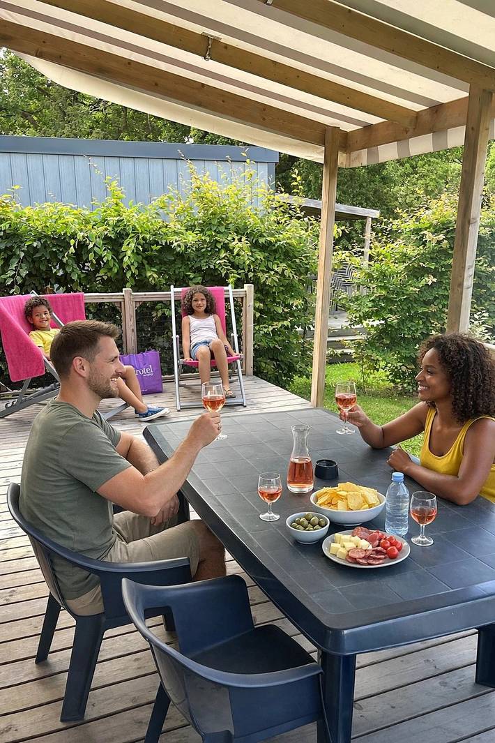 Camping pour 7 personnes, avec piscine ainsi que bassin pour enfant et terrasse à La Baule-Escoublac - 4